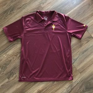 ASU Arizona State University Sun Devil Nike Polo